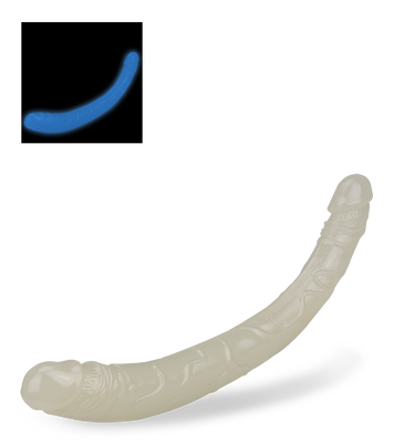 37 cm langer phosphoreszierender Doppeldildo Lumino
