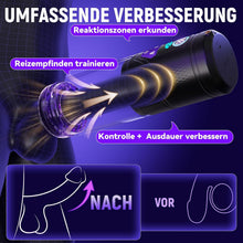 Laden Sie das Bild in den Galerie-Viewer, Masturbieren für Männer mit 9 Teleskop 9 Rotation 9 Saugen, Elektrischer Masturbator mit Handyhalterung Blowjob Taschenmuschi für die Männer Elektrisch Sexspielzeug für Männer Solo