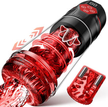 Laden Sie das Bild in den Galerie-Viewer, Elektrischer Masturbator Sex Spielzeug für die Männer,Masturbieren für Männer mit 7 Modi Saugen &amp; Vibrieren &amp; Schieben &amp; Rotieren,Taschenmuschi Realistisch Stimulator 3D Realistischer Vagina,Sex Toy