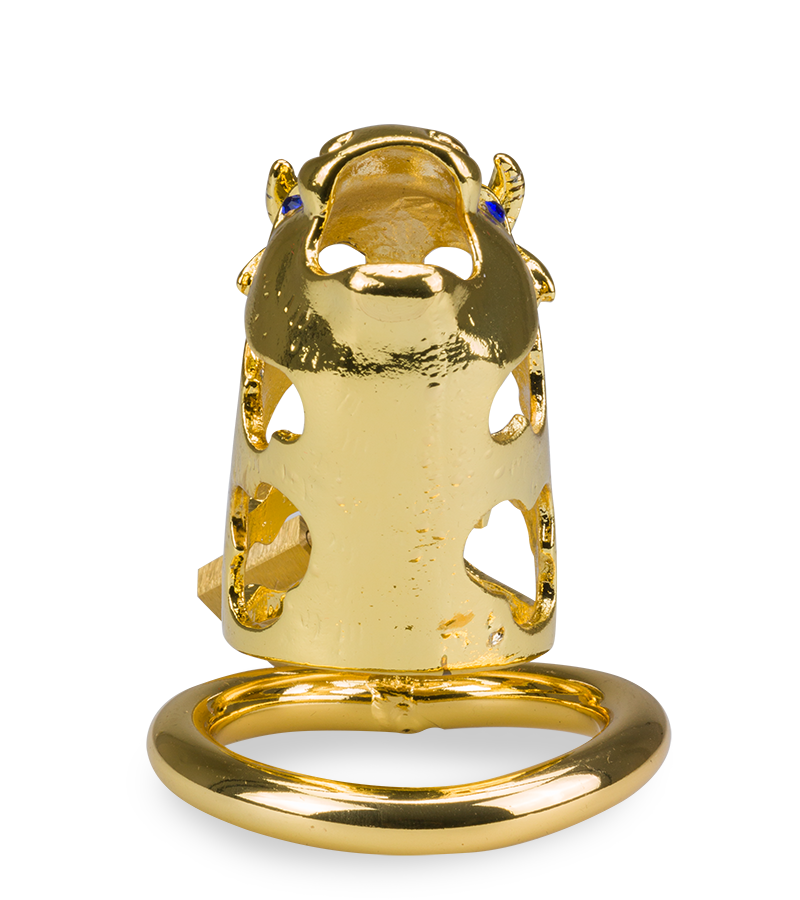 Keuschheitskäfig chinesisches Sternzeichen goldener Büffel