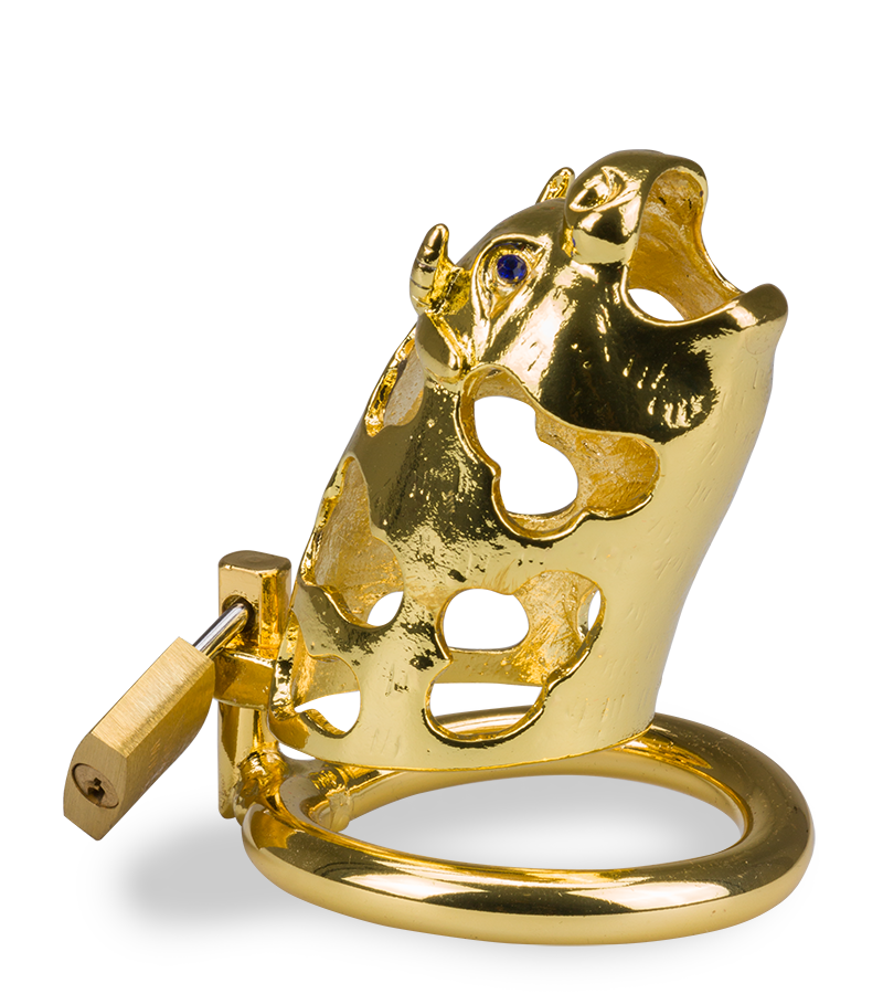 Keuschheitskäfig chinesisches Sternzeichen goldener Büffel