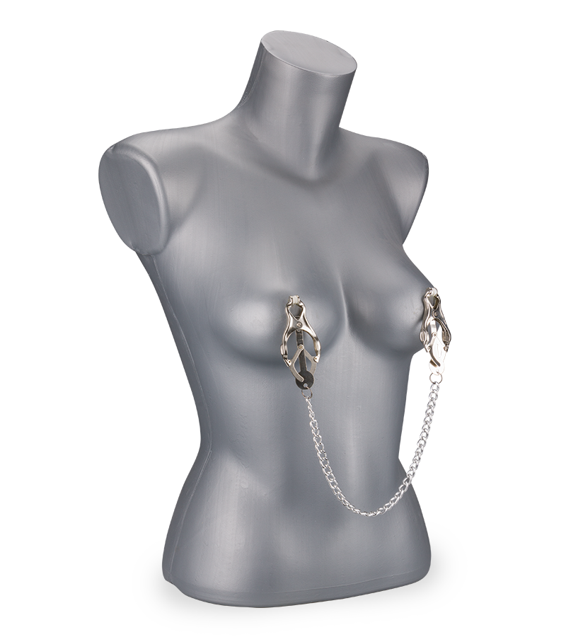 Nippelklemmen mit Kette Pincher