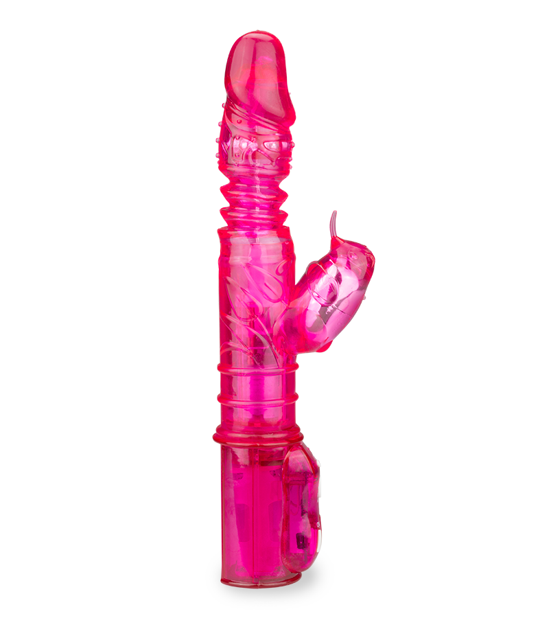 Rabbit-Vibrator Tickles Up &amp; Down