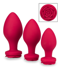 Laden Sie das Bild in den Galerie-Viewer, Set aus 3 Analplugs aus Silikon Forever